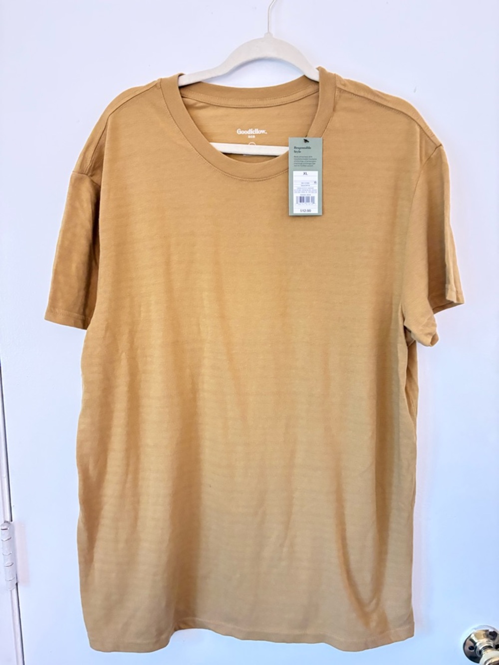 Goodfellow & Co Short-Sleeve Crew Tee in Camel